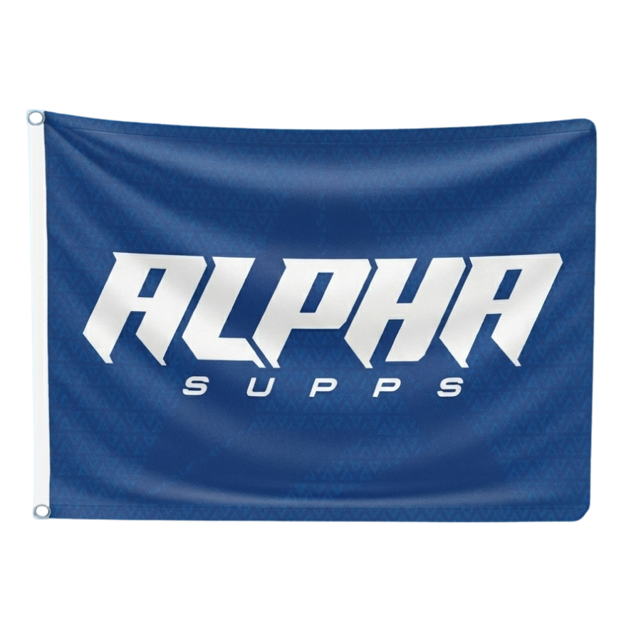 Alpha Supps Royal Blue Flag