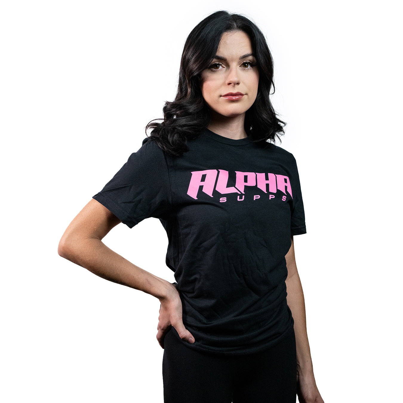 Alpha Shirt Pink Logo