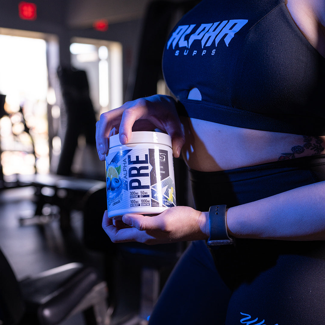 The Alpha Pre-Workout is my secret weapon. The no-nonsense formula is  packed with key pre-workout ingredients, including citrulline malat
