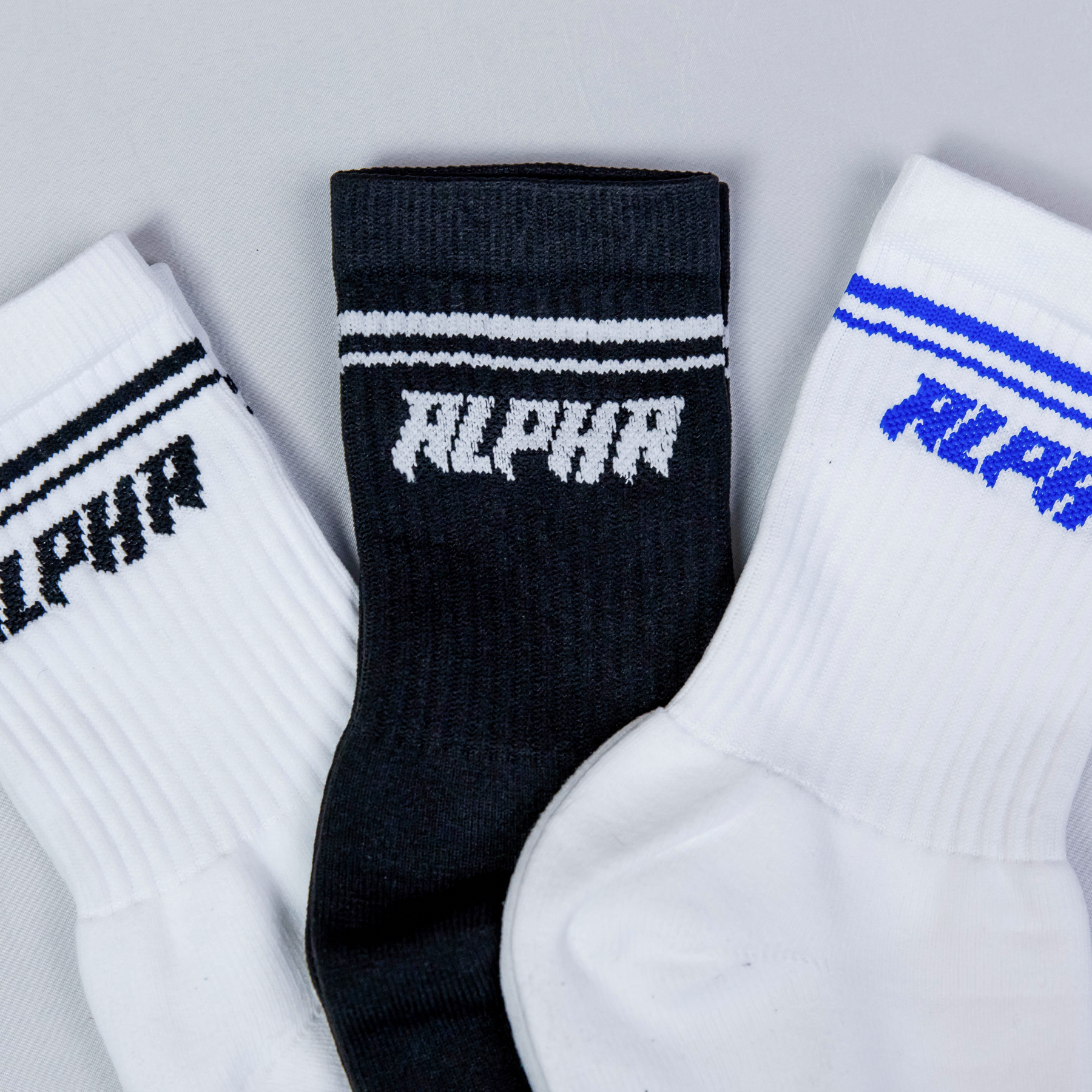 Alpha Half Crew Socks