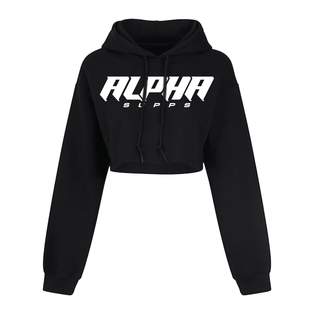 Alpha Crop Top Hoodie - Alpha Supps®