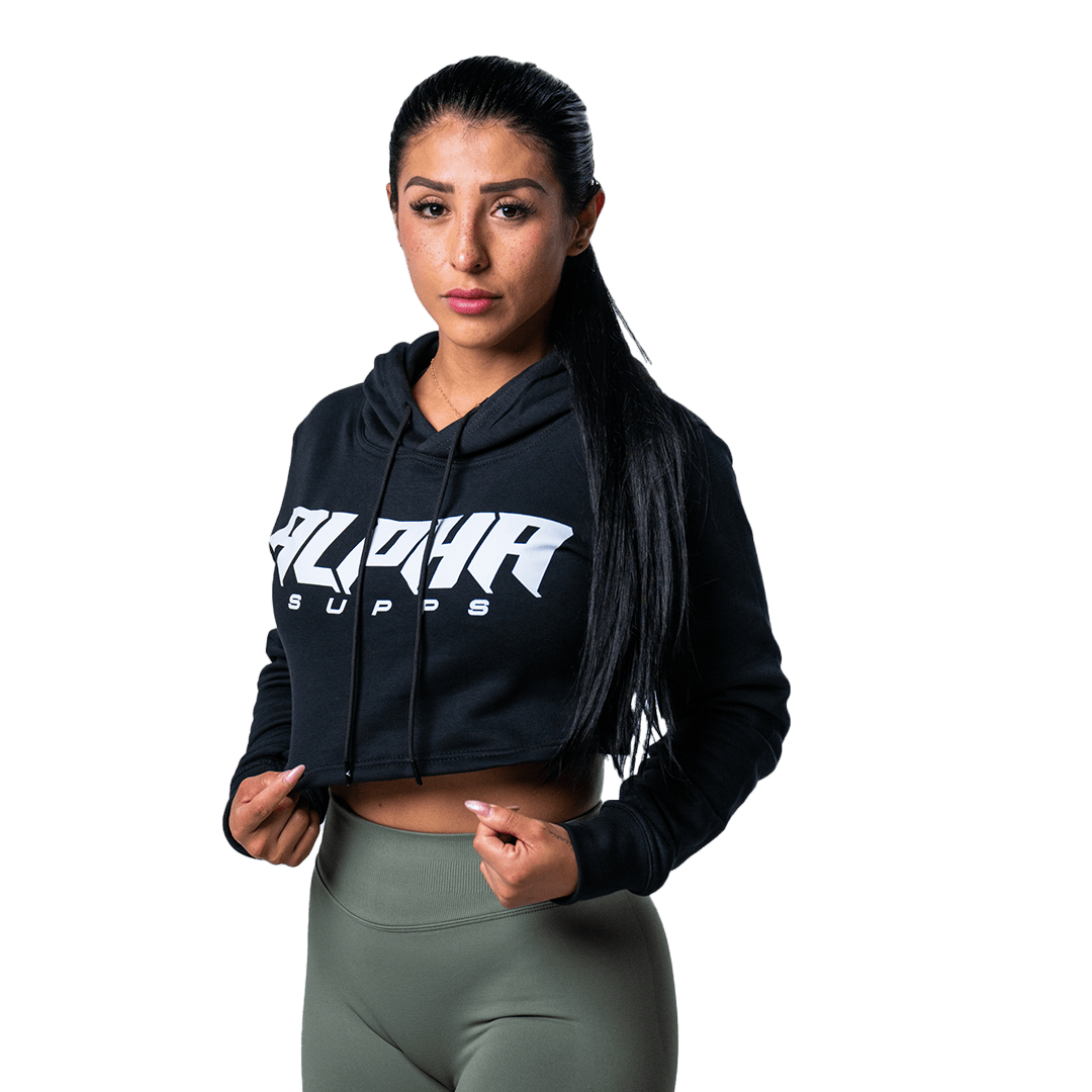 Alpha Crop Top Hoodie - Alpha Supps®
