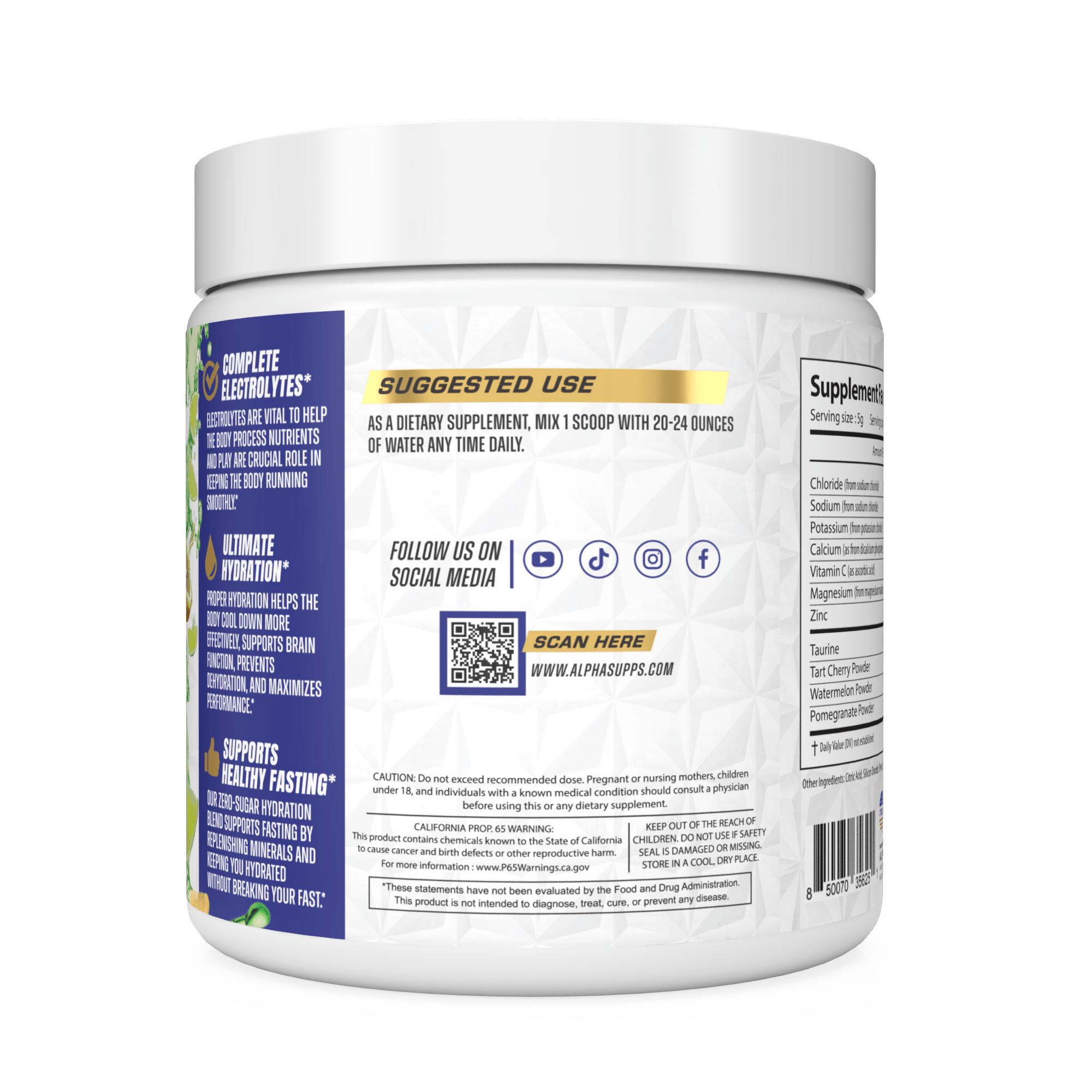 Alpha Lytes - Hydration | Electrolytes - Alpha Supps®