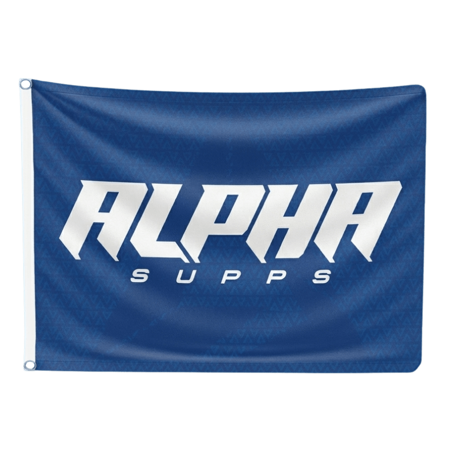 Alpha Supps Royal Blue Flag - Alpha Supps®