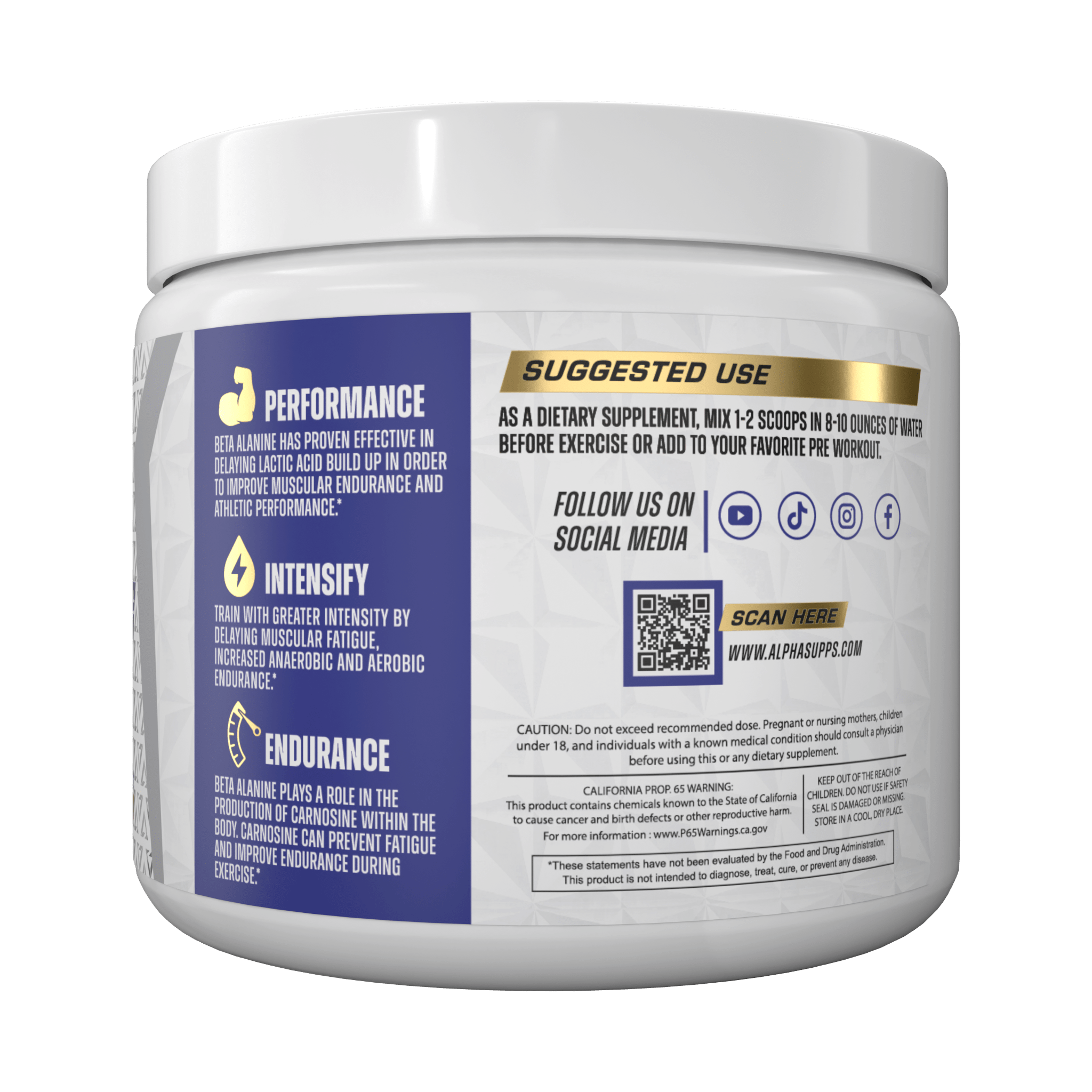 Beta Alanine - Alpha Supps®