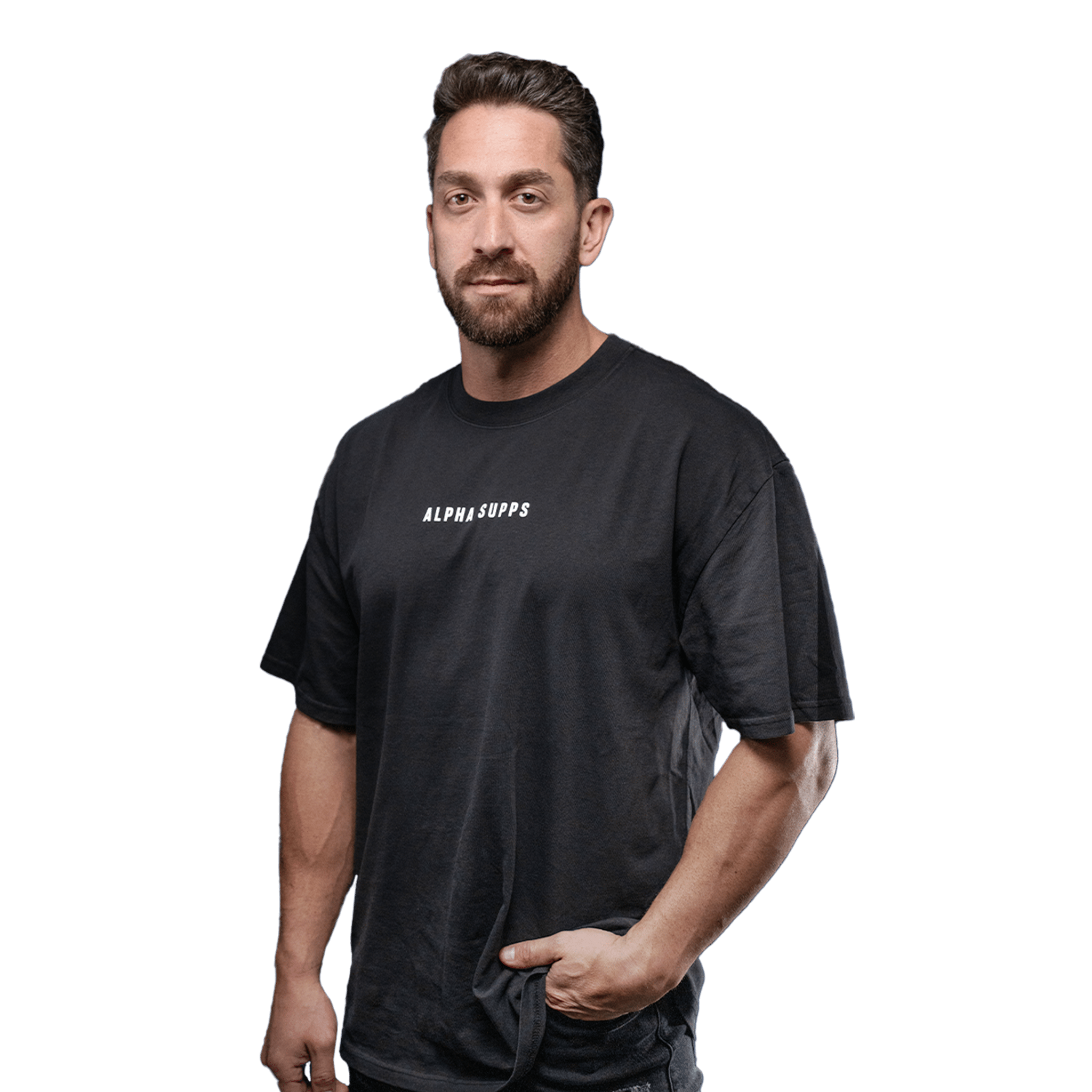 Faded Black Tee - Alpha Supps®