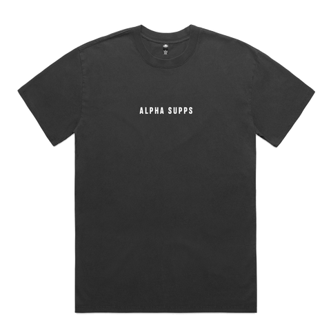 Faded Black Tee - Alpha Supps®