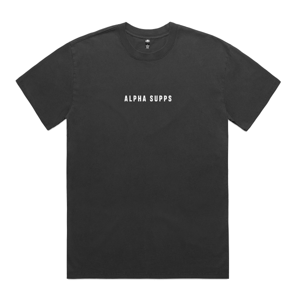 Faded Black Tee - Alpha Supps®